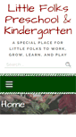 Mobile Screenshot of littlefolkschildcare.com